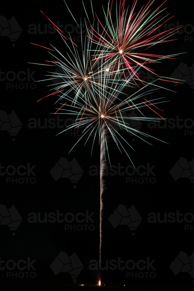 Fireworks - Australian Stock Image