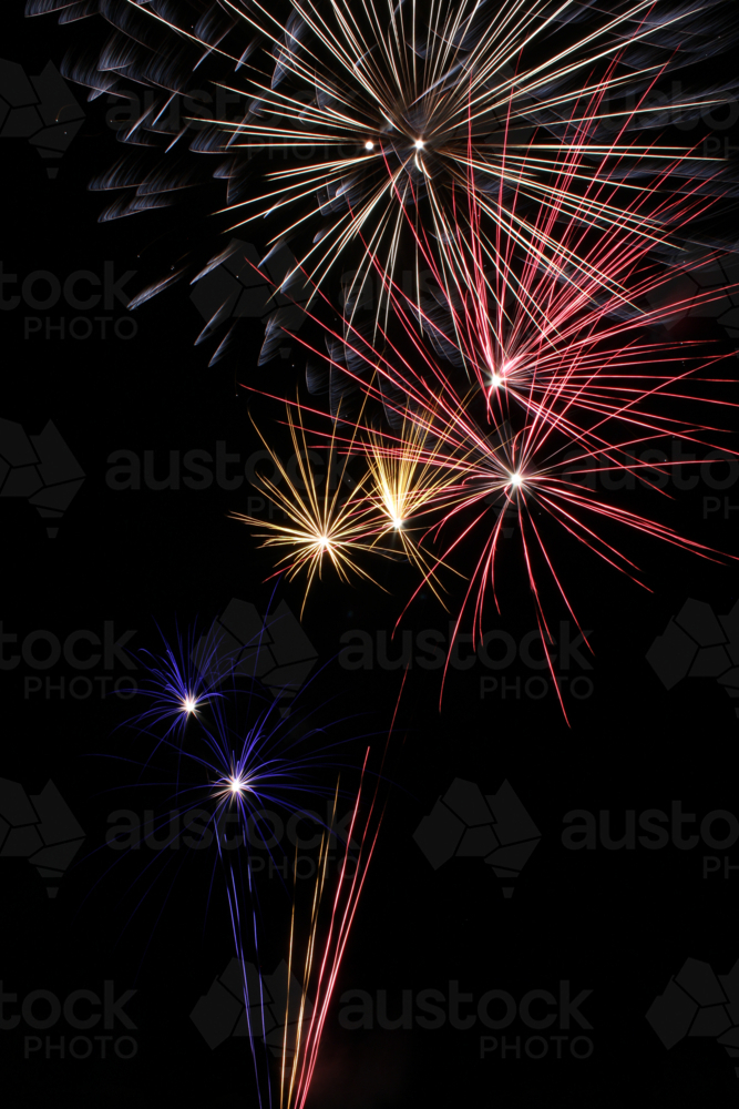 Fireworks - Australian Stock Image