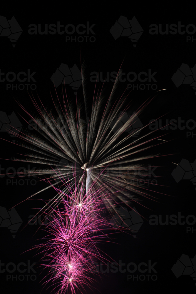 Fireworks - Australian Stock Image