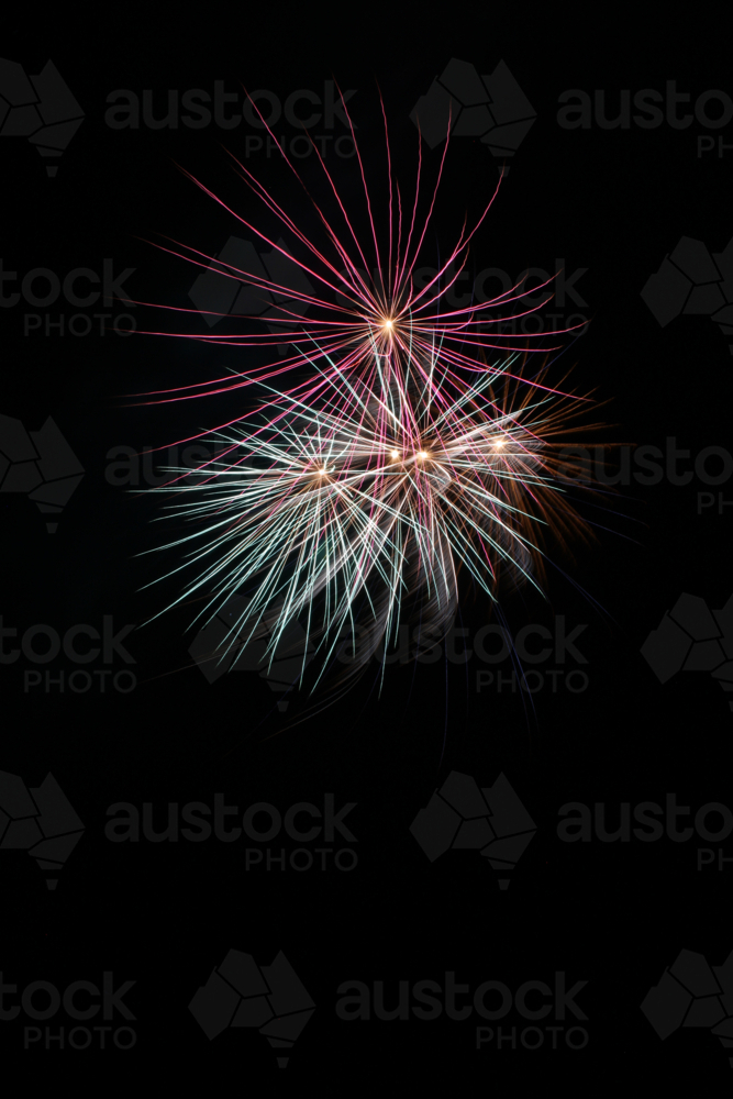 Fireworks - Australian Stock Image