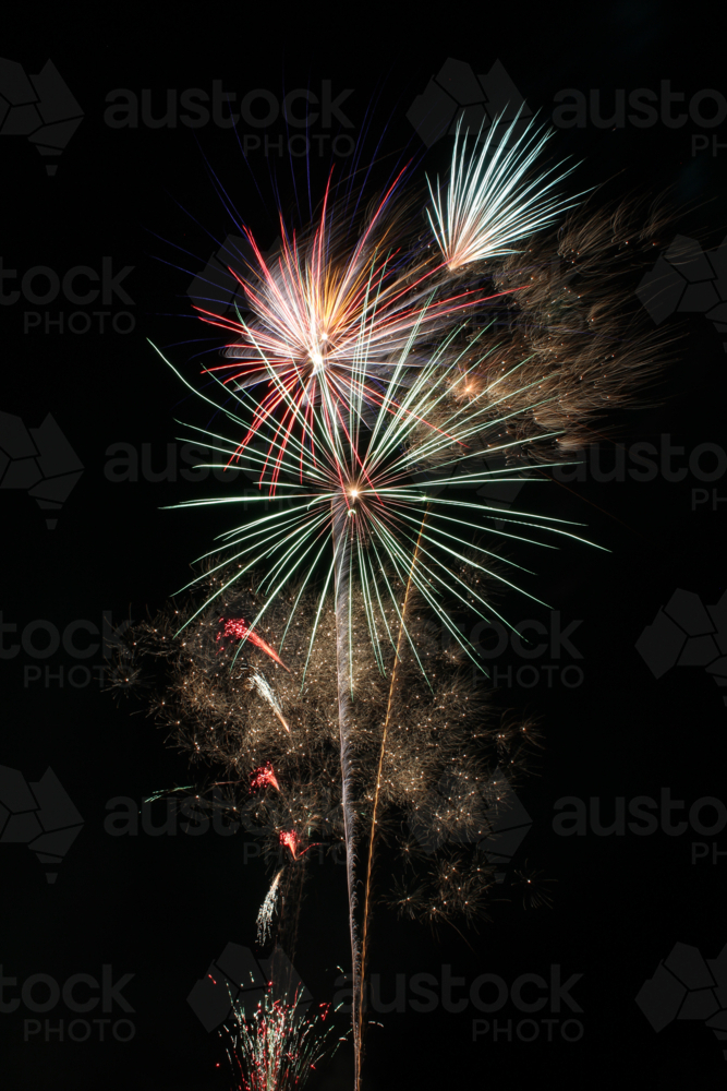 Fireworks - Australian Stock Image