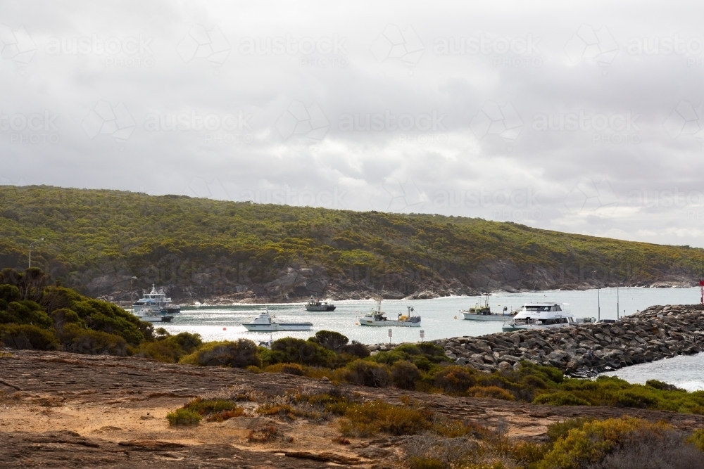 Fisheries Boat Harbour at Bremer Bay - Australian Stock Image