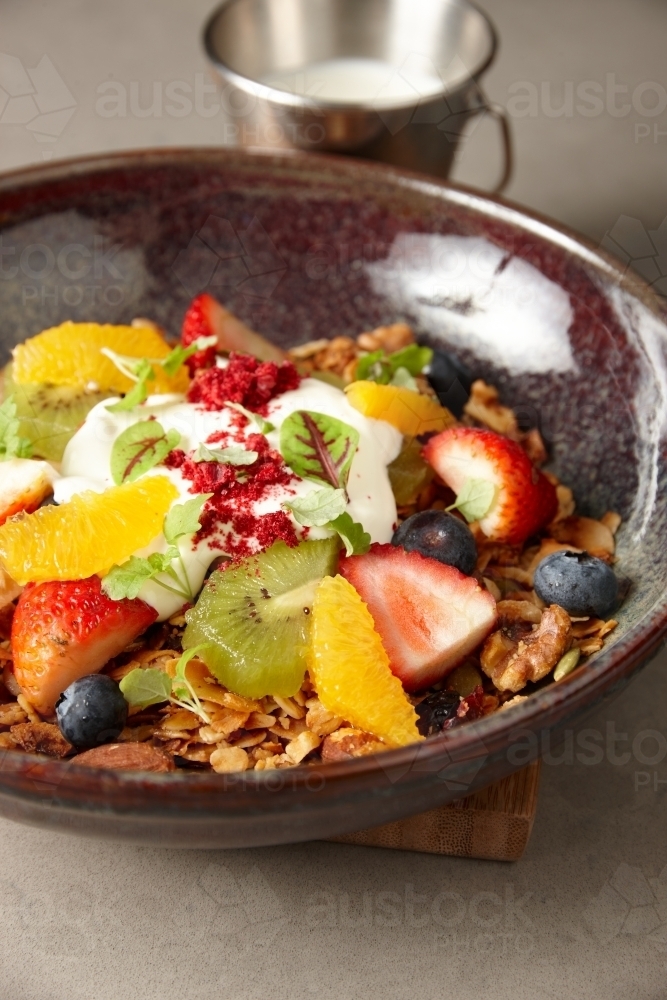 Food dish on table - Australian Stock Image