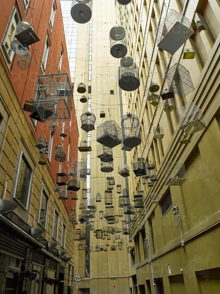 'Forgotten Songs' art installation in Sydney - Australian Stock Image