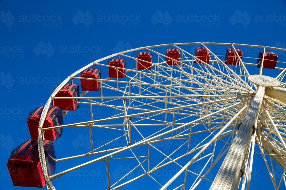 Fremantle ferris wheel amusement ride. - Australian Stock Image