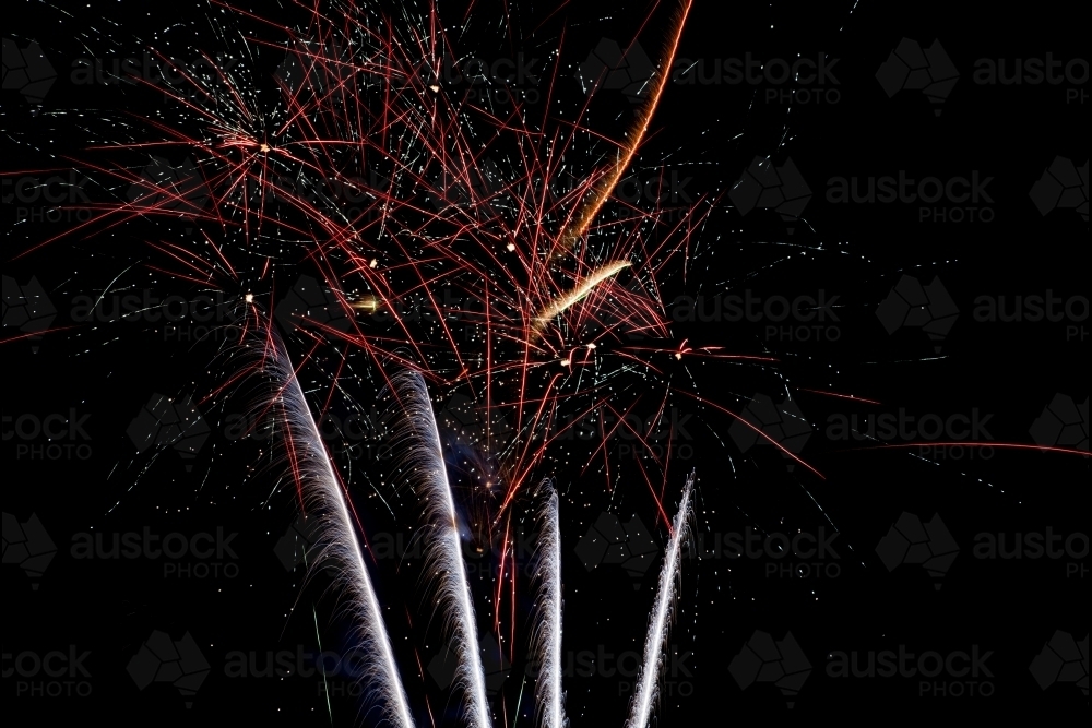 Grand finale firework display celebration - Australian Stock Image