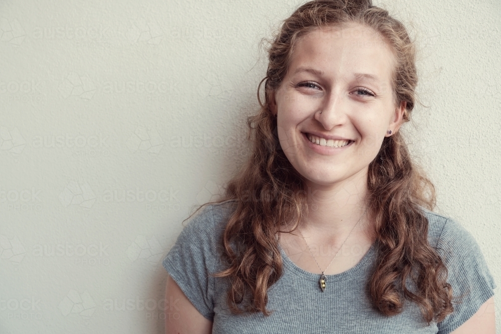 Happy young adult student - Australian Stock Image