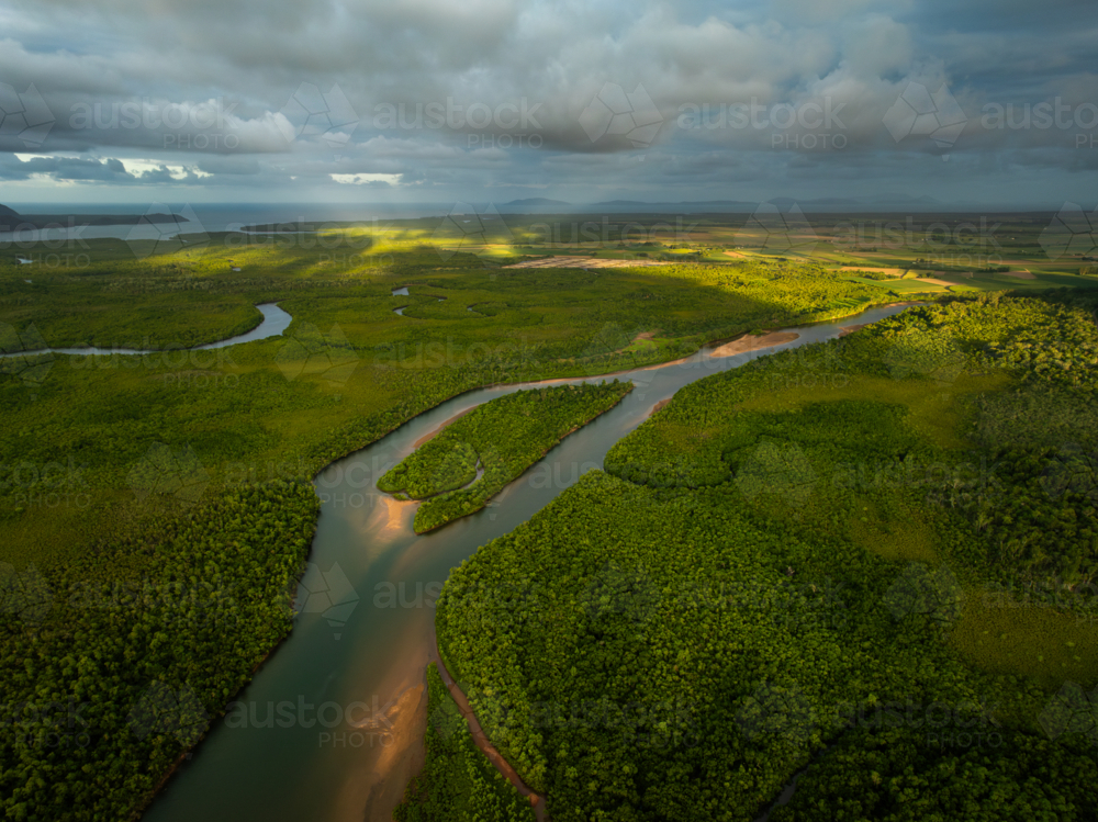 Hinchinbrook channel and Island - Australian Stock Image