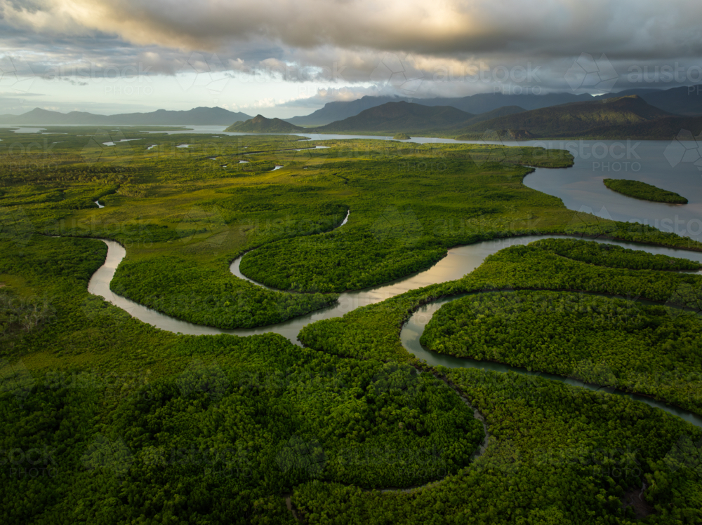 Hinchinbrook channel and Island - Australian Stock Image