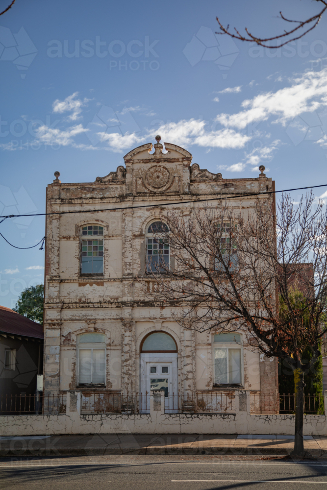 Historic building in Wellington New South Wales - Australian Stock Image