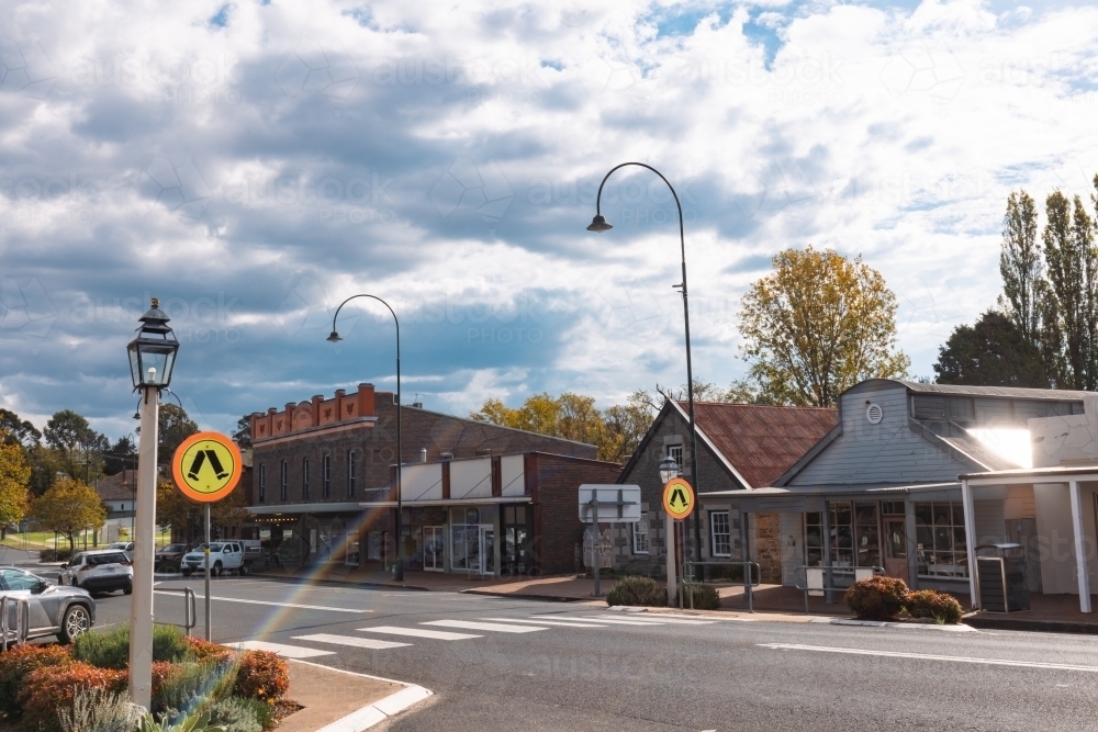 Image of Historic buildings in the main street of Uralla in the NSW ...