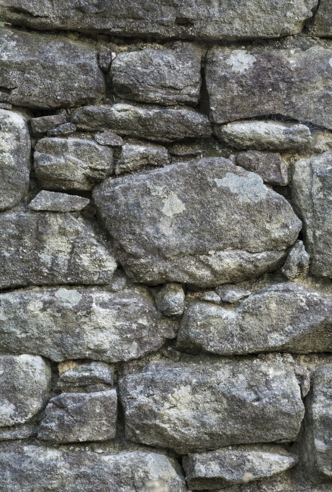 Historic interlocking stonework - Australian Stock Image