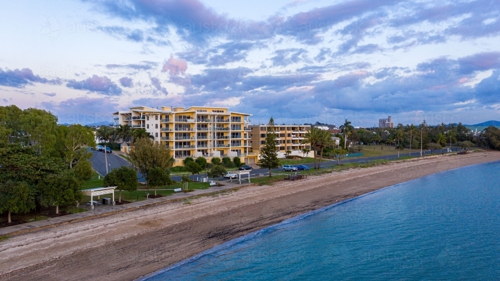 Horizontal shot of a town at bay point area - Australian Stock Image