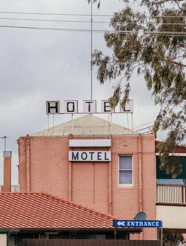 Hotel motel - Australian Stock Image