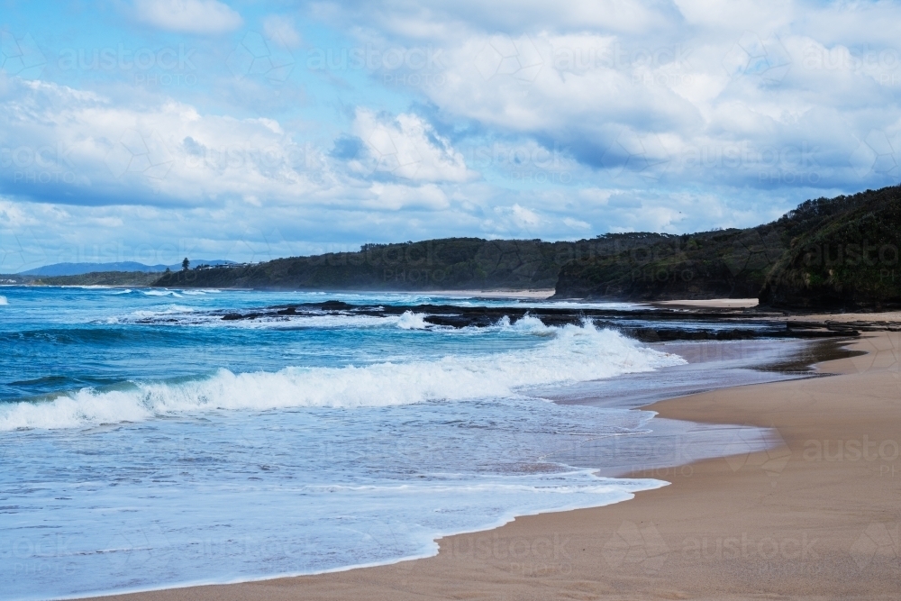 Image of a beach cove on south coast of NSW - Australian Stock Image
