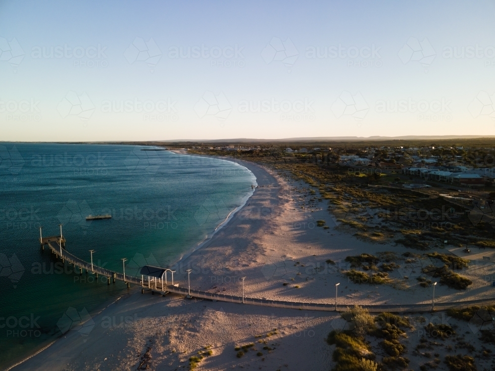 Jurien Bay Jetty - Australian Stock Image