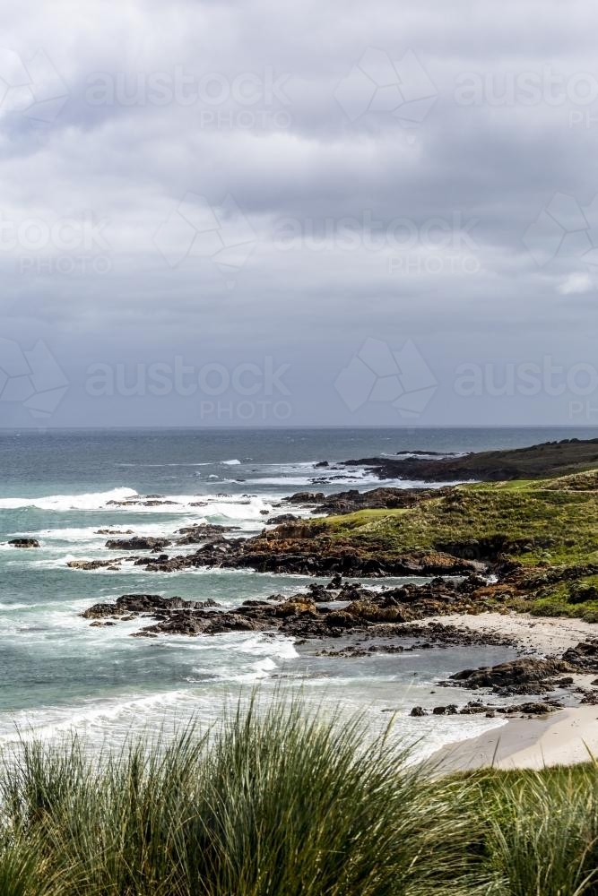 King Island shoreline - Australian Stock Image