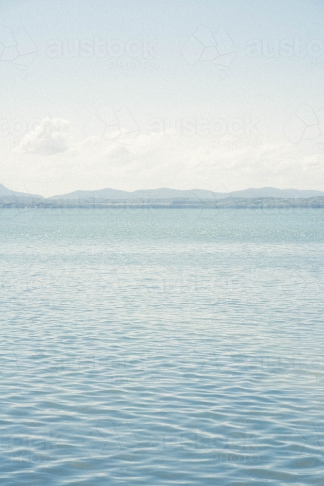 lake and mountains - Australian Stock Image