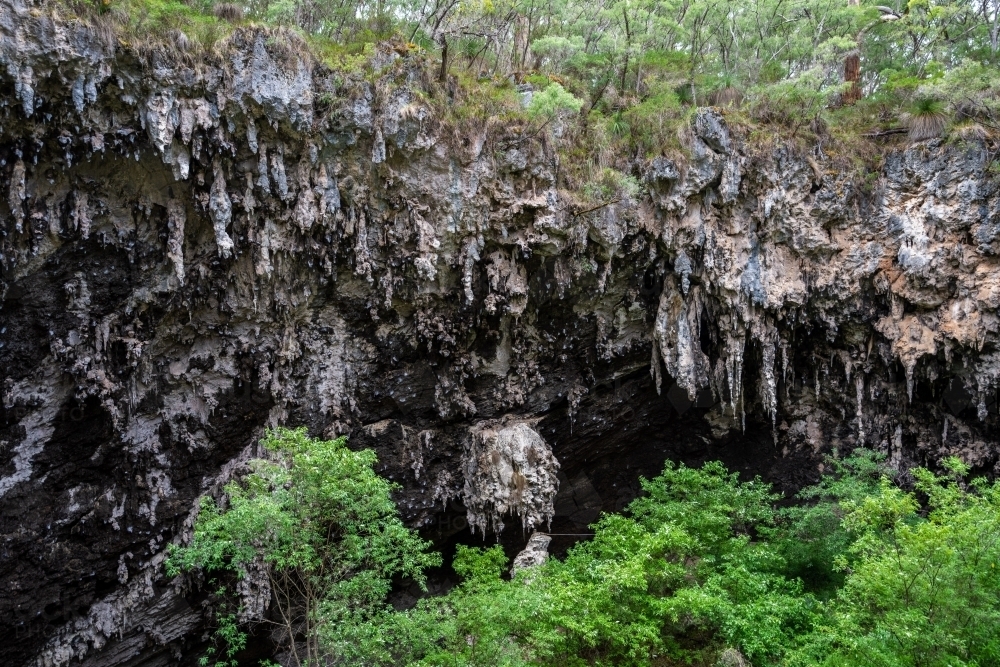 Lake Cave in Margaret River - Australian Stock Image