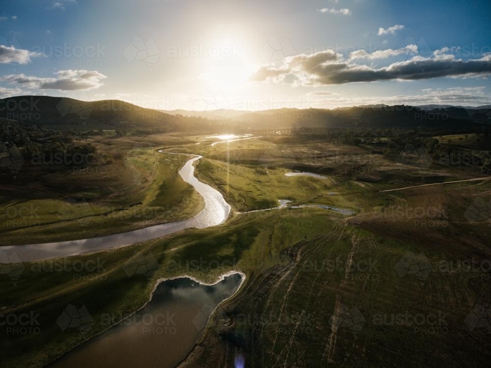 Lake Eildon, Bonnie Doon - Australian Stock Image