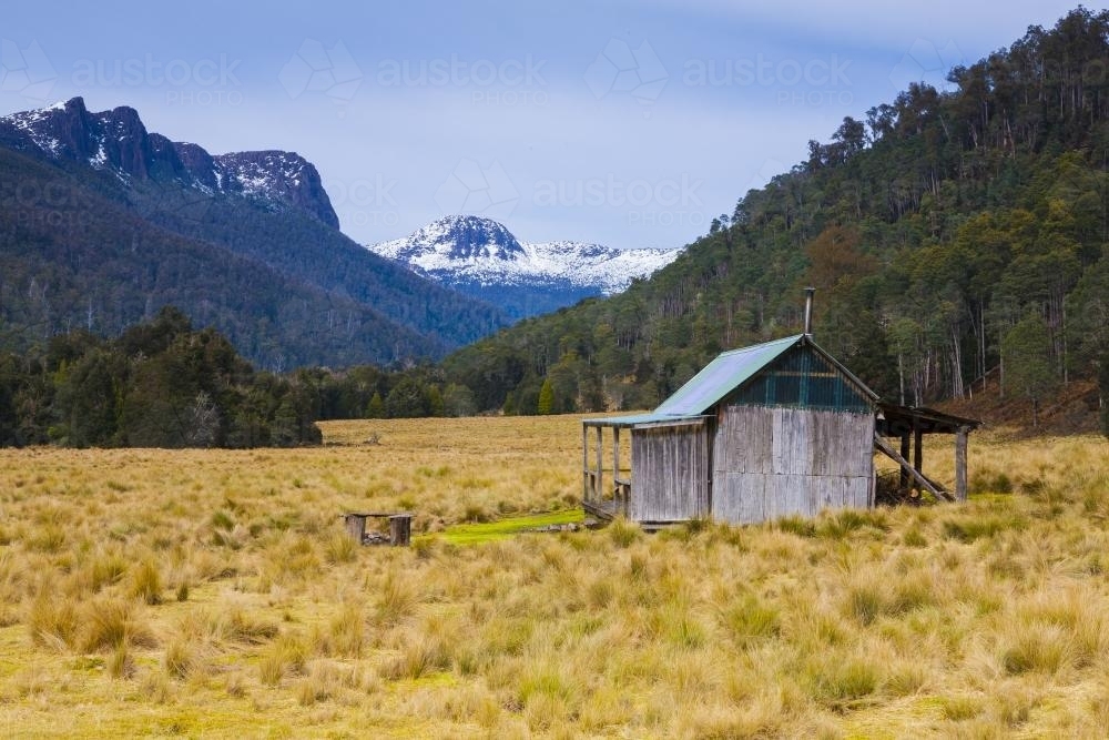 Lees Hut - Australian Stock Image