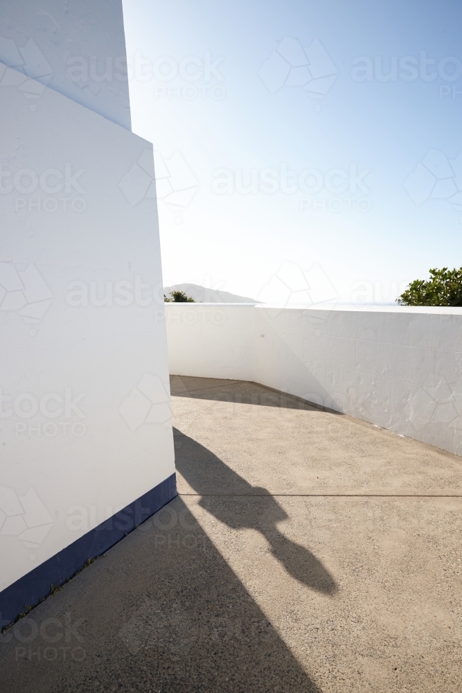 Lighthouse building on coast - Australian Stock Image