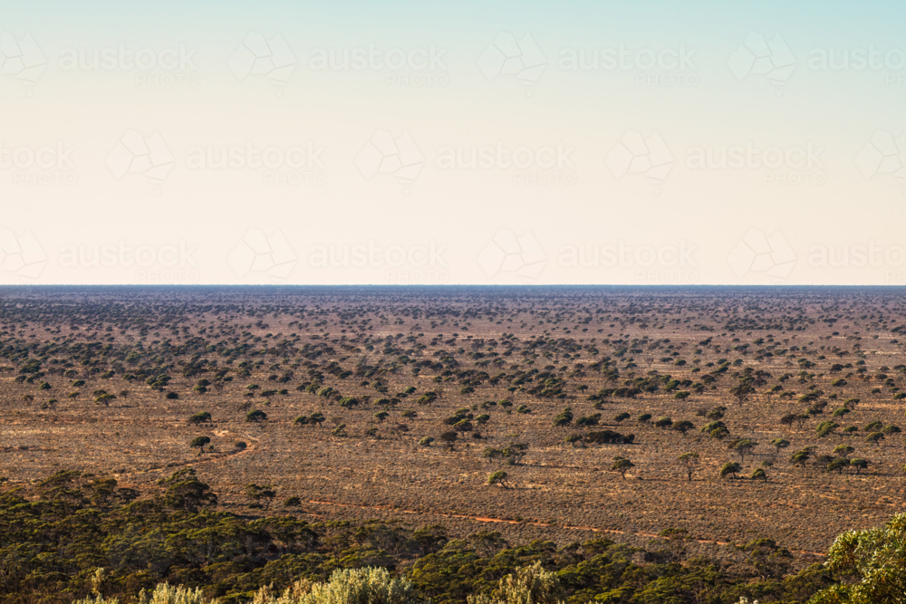 Looking over the Madura Pass, Western Australia - Australian Stock Image
