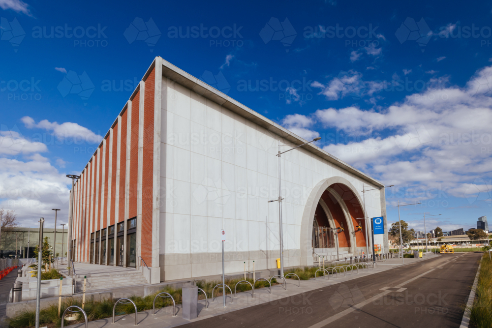 MELBOURNE, AUSTRALIA: Arden Station built as part of the Metro Tunnel project is completed - Australian Stock Image