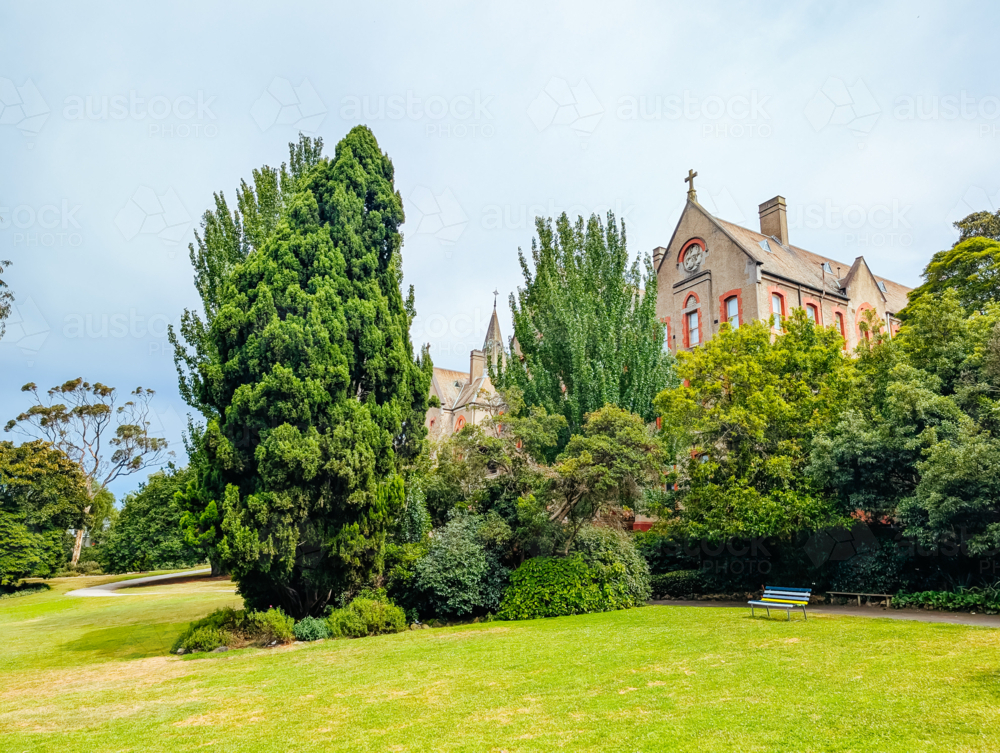 MELBOURNE, AUSTRALIA - DECEMBER 26 2024: Abbotsford Convent on a hot summer's day in Melbourne - Australian Stock Image