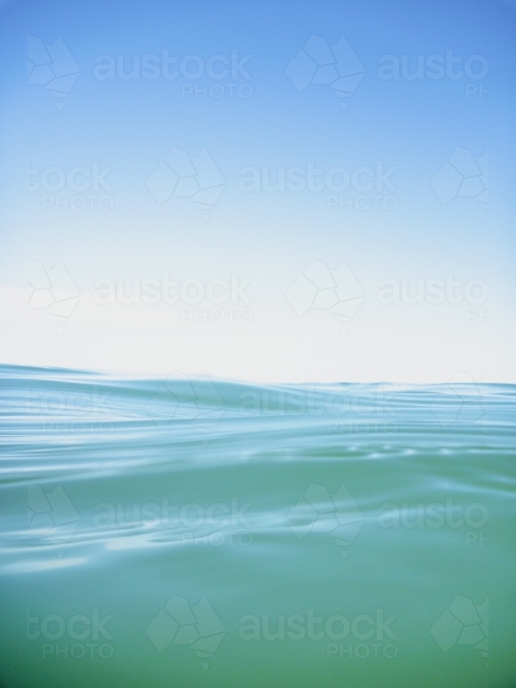 Minimalist close up photo of the ocean - Australian Stock Image