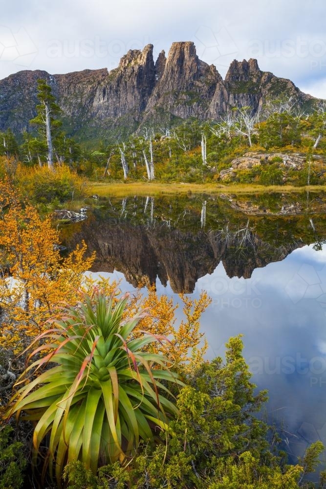 Mt. Geryon and Pool of Memories - Australian Stock Image