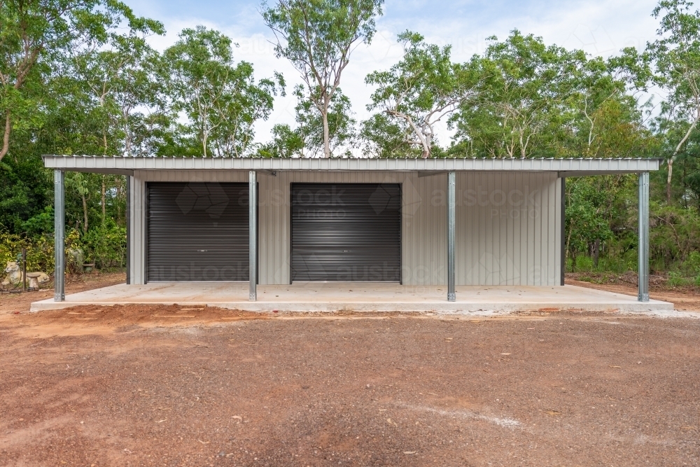 New shed - Australian Stock Image