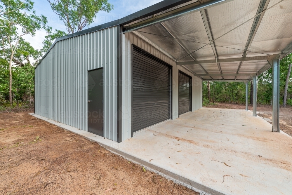 New shed - Australian Stock Image