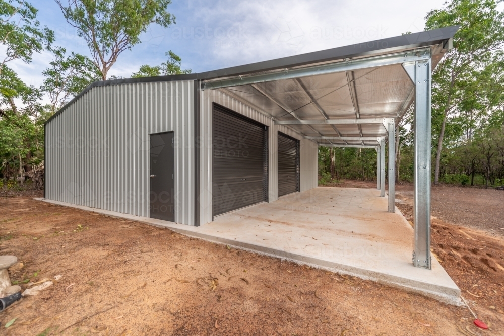 New shed - Australian Stock Image