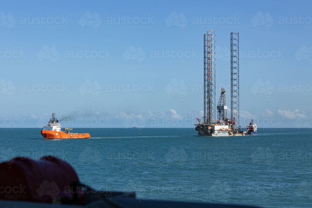 Off shore industry - Australian Stock Image