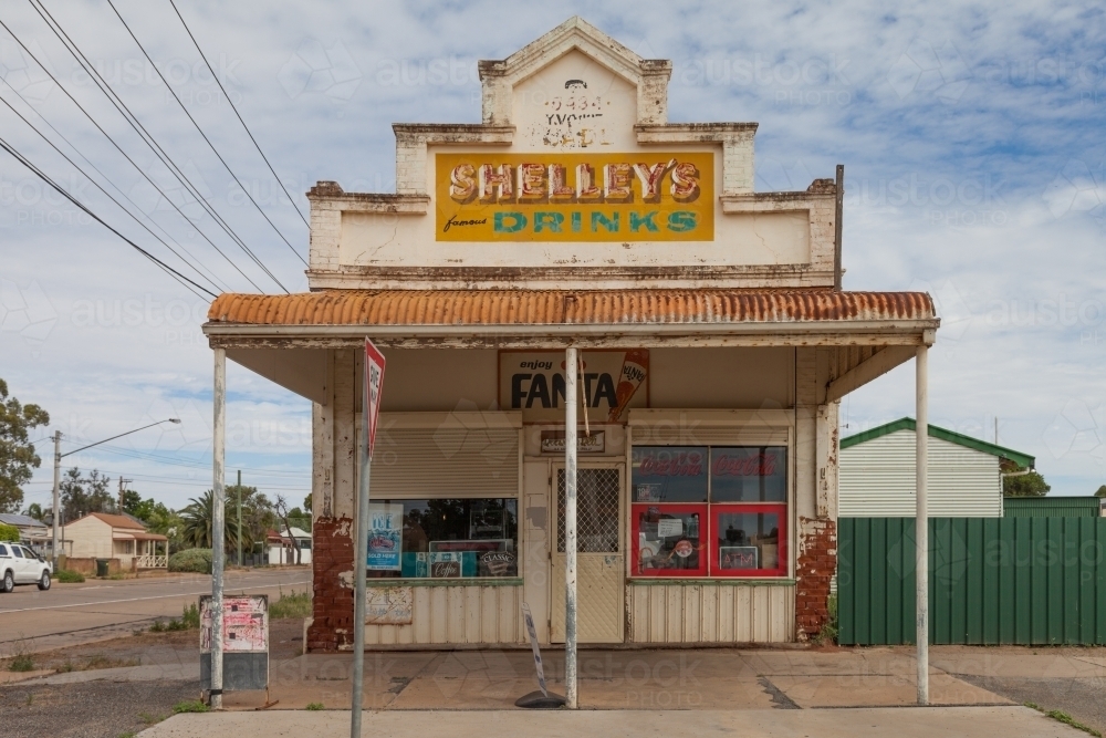 Old corner store - Australian Stock Image