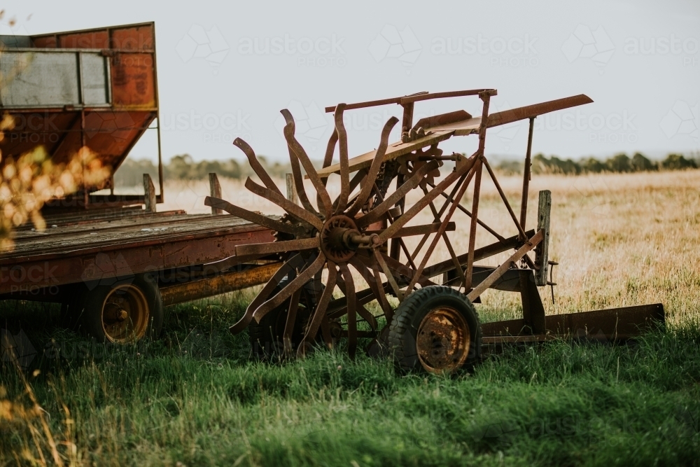 Old Farm equipment - Australian Stock Image