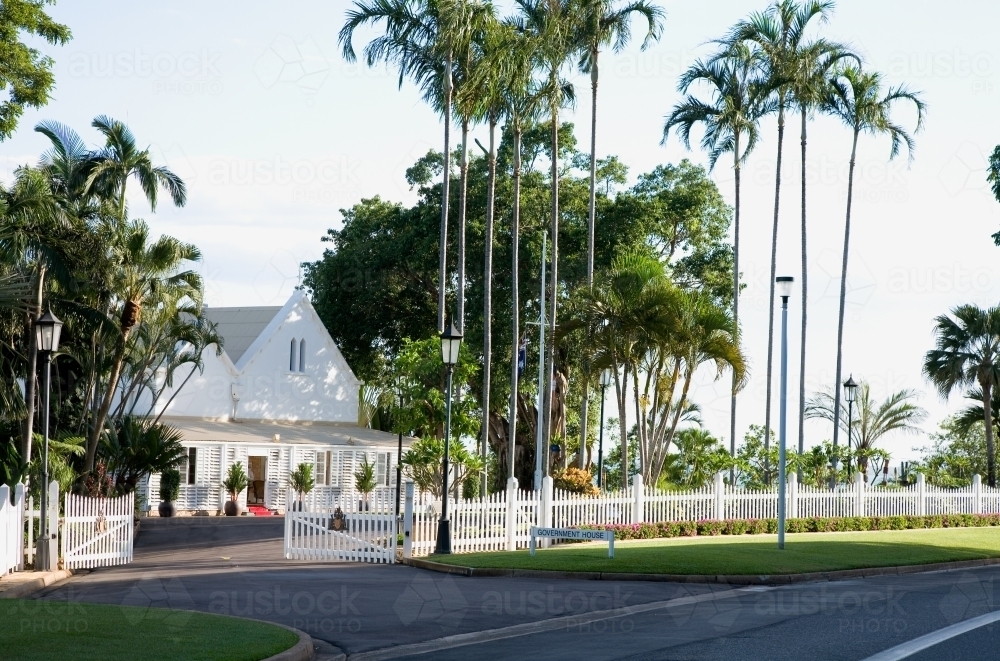 Old historical building in Darwin city - Australian Stock Image