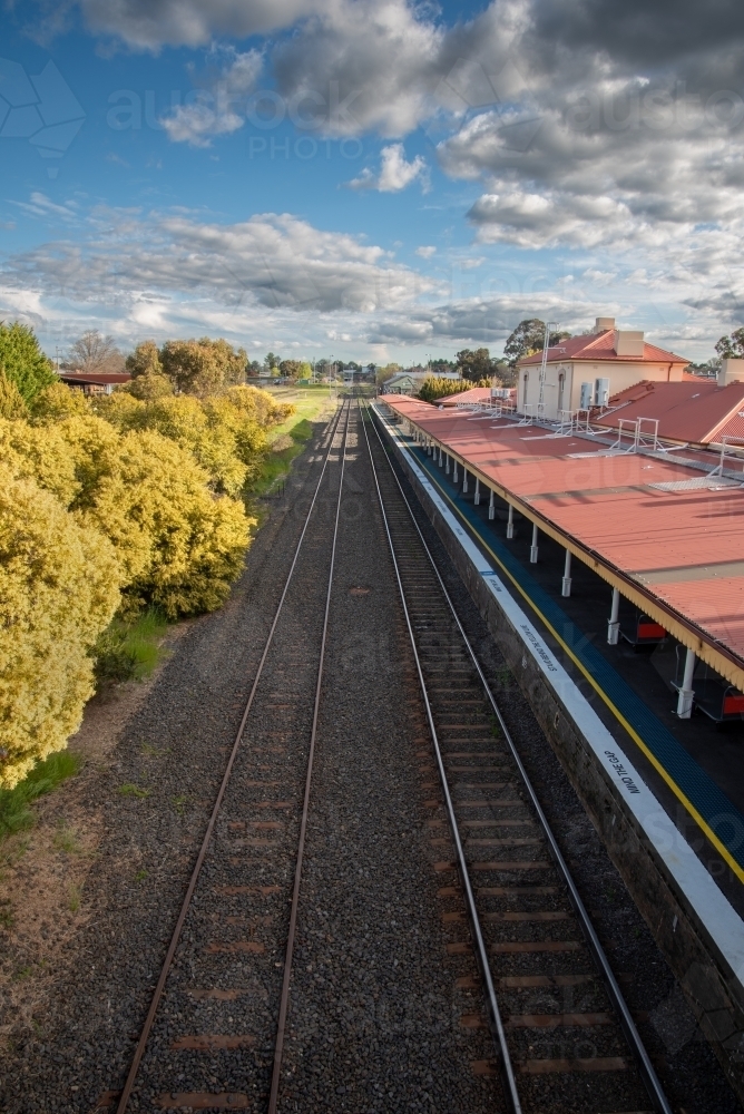 Orange railway station - Australian Stock Image