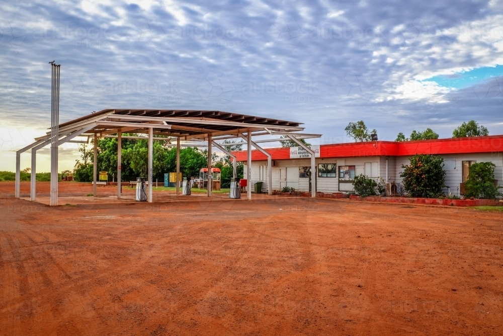 Outback roadhouse - Australian Stock Image