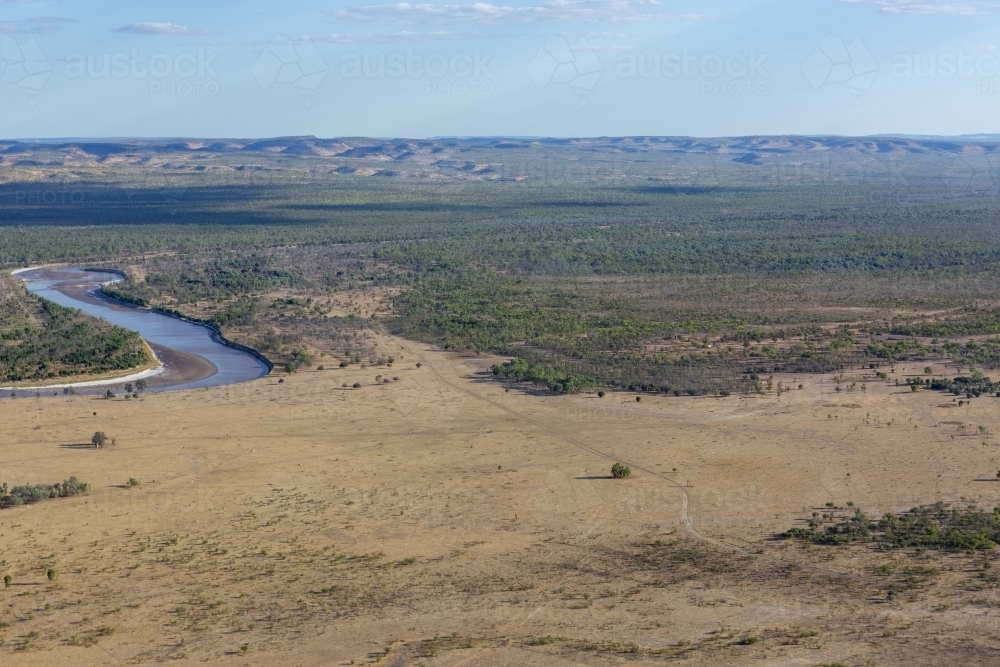 Outback Victoria River - Australian Stock Image