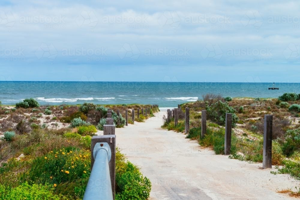 pathway to a beach - Australian Stock Image