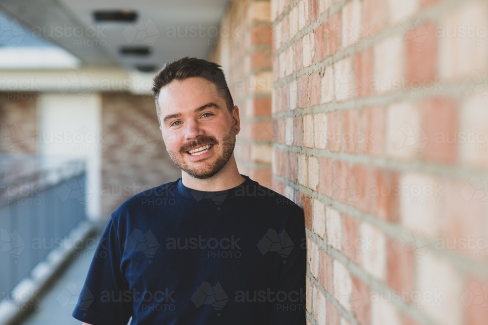 portarit of gay man - Australian Stock Image