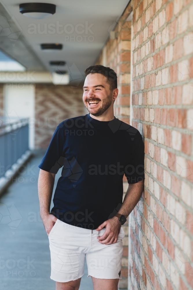 portrait of 30 year old man - Australian Stock Image