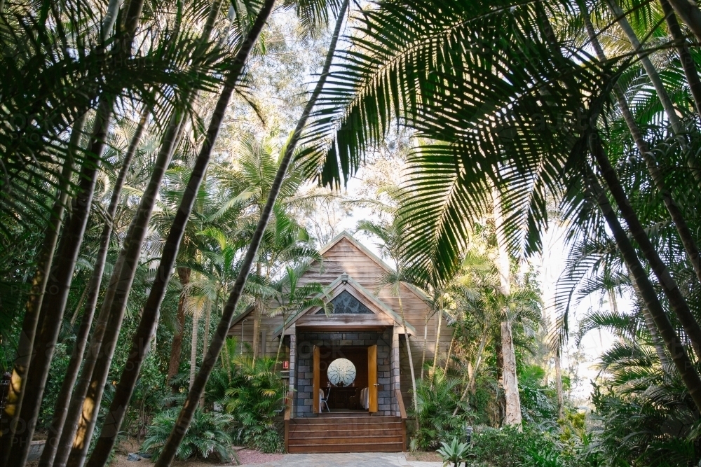 Rainforest Chapel - Australian Stock Image