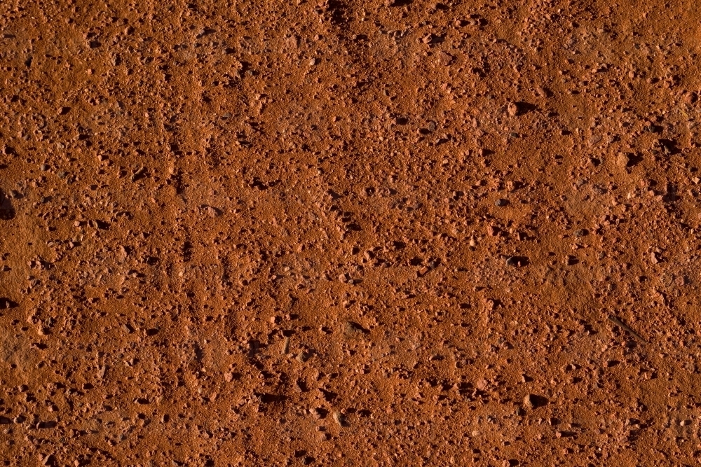 Red dirt on the inner Eyre Peninsula - Australian Stock Image