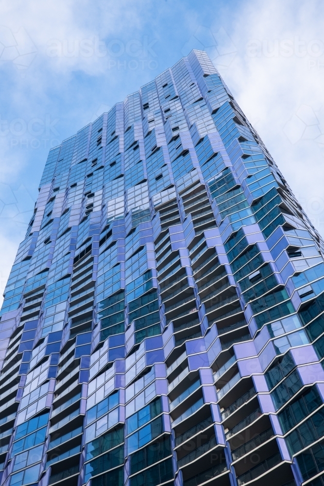 Image of Residential apartment buildings in Melbourne CBD Austockphoto