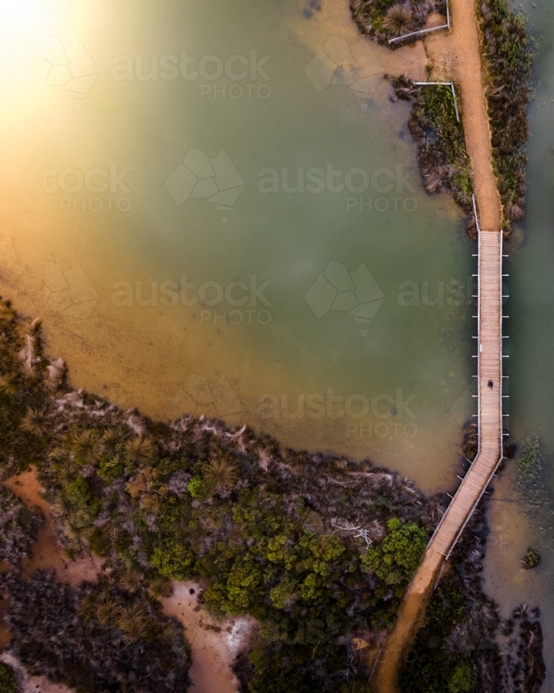 River Boardwalks & Trails - Australian Stock Image