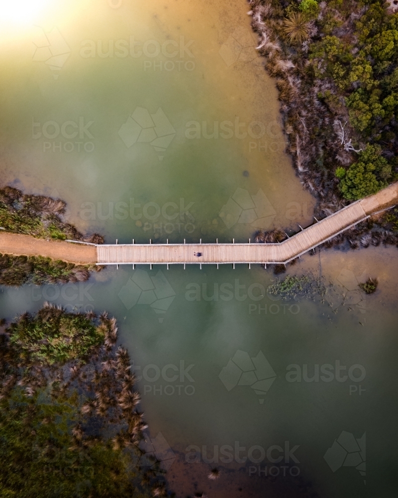 River Boardwalks & Trails - Australian Stock Image