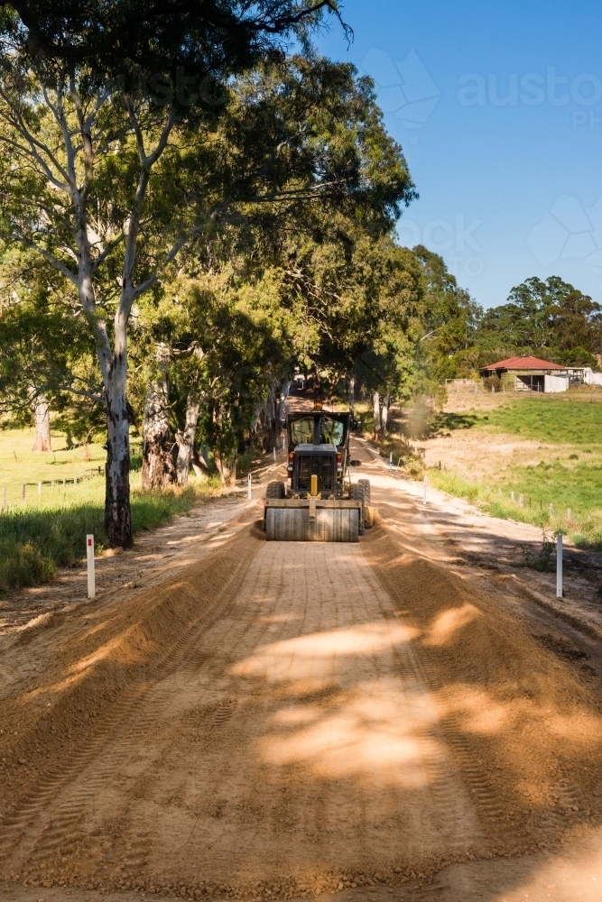 road grader - Australian Stock Image